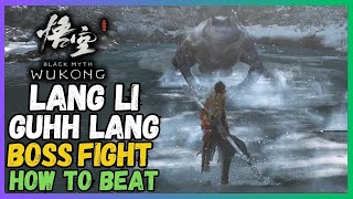 Lang Li Guhh Lang Boss Fight in Black Myth Wukong