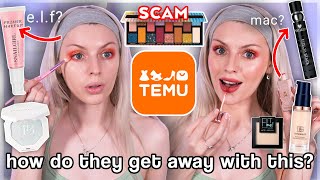 testing temu makeup dupes! *makeup fakes*