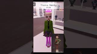 Using Pinterest outfit in dti #dresstoimpress #roblox #dti #pinterest #nerd #nerdy