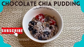 Homemade Chocolate Chia Pudding Recipe, Easy & Delicious! TRY THIS!!