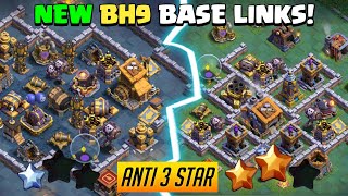 New Anti 3 Star BH9 Bases (2 Stage) | Best BH9 Bases With Copy Link (After Update) | Bh9 New Bases