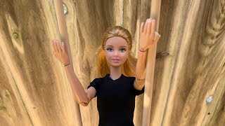 DIY Barbie Doll Tree Swing (easy quick craft)