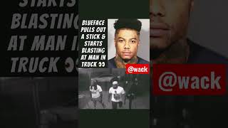 Blueface shooting at truck! #fyp #blueface #viral #wack100 #rap #trap #music #subscribe #rapper #now