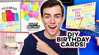 Easy DIY Birthday Card Making Ideas!