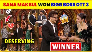 Sana Makbul Winner in Bigg Boss Ott 3🏆| Sana Makbul and Naezy Deserving | Lovekesh Kataria WON