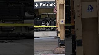 Car flips over in parking Garage #chicago #accident #news #car