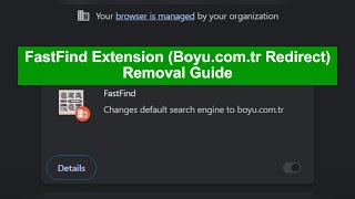 FastFind Hijacker Removal Guide | How to Remove FastFind Extension (Boyu.com.tr Redirect)?