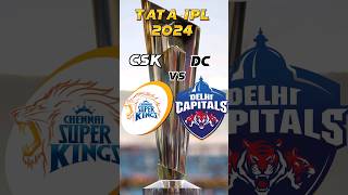 CSK VS DC IPL 2024 COMPARISON #shorts #ipl #cskvsdc