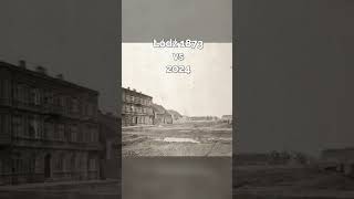 Łódź, ulica Kościuszki 1873 i 2024 #podróże #łódź