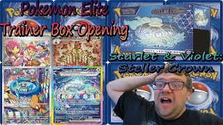 WE PULLED THE GIANT WORM! Pokemon TCG S&V: Stellar Crown Elite Trainer Box Opening! #1