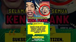 SEMUA KENA PRANK, VIDEO WANITA TAMPAR PRIA DICAFE TERNYATA HANYA KONTEN...‼