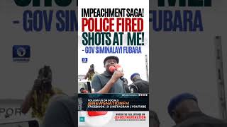 Police fired shots at me! - Rivers Governor Simi Fubara blasts. #shorts #news #youtubeshorts