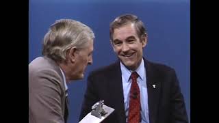 THE 1988 Libertarian Candidate   Firing Line With Ron Paul