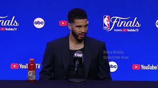 Jayson Tatum PostGame Interview ! Dallas Mavericks vs Boston Celtics