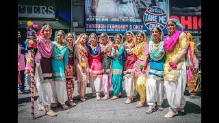 Folk Giddha in Times Square, NYC