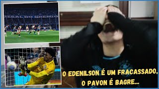 CHORUME REAGE AOS PIORES MOMENTOS DE GREMIO 0 X 0 CORINTHIANS... PENALTIS MALUCOS...