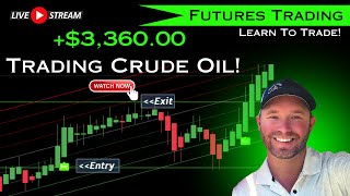 I made +$3,360 Today Trading Crude Oil Futures [ This Is How ]