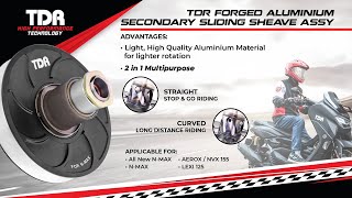 TDR Forged Aluminium Secondary Sliding Sheave Assy For N-Max / Aerox / NVX 155