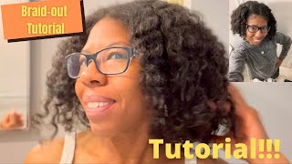 Braidout Tutorial on Heat Damaged Hair 2022