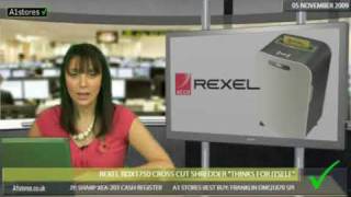 REXEL RDX1750 CROSS CUT SHREDDER "thinks for itself"