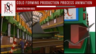 ESC Cold Formed Sheet Pile Production Animation