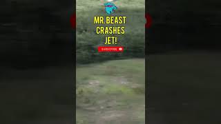 Mr.Beast CRASHES Private Jet! 😯 #shorts #mrbeast #viral #aviation #lol #wow #crazy #crash