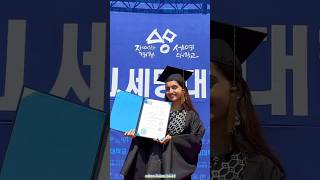 Look who just graduated! Finally graduated from Korean university! Indian girl in Korea🇰🇷 #viral