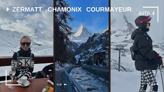 Zermatt, Chamonix & Courmayeur - Swiss Alps Ski Trip - Epic Ski Adventure in the Alps - Euro Trip