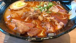 Ajisen Ramen - Newmarket @Toronto 🇨🇦 | HD 60fps