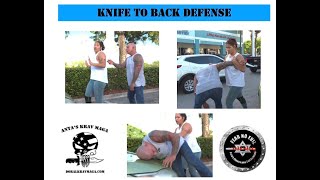 Knife to Back Defense