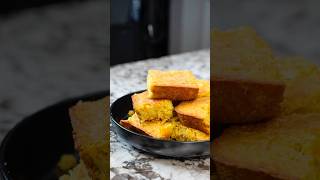 Spicy, cheesy Mexican Cornbread! 🌶️🧀 Perfect for any meal. #SnGwitAB #MexicanCornbread