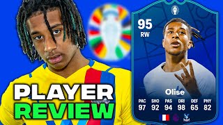 COLD! 95 Euro Academy Michael Olise Evolution Player Review 🥶 FC24 Ultimate Team