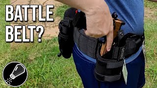 Should You Wear a BATTLE BELT? | SaltyOldGamer OneTigris Battle Belt Airsoft Review