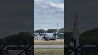 C130 Super Hercules taxiing at Norfolk Intl