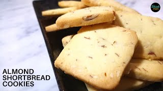 Easy to make Almond Shortbread Cookies Recipe