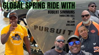 Global Spring Ride With Robert Simmons, Traveling Tall, Wood Jr., JT, And A Great Group Of Riders