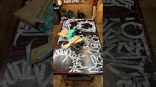 Step by step epoxy resin cutting boards | #shorts