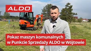 Pokaz maszyn komunalnych w Punkcie Sprzedaży ALDO w Wójtowie – sprawdź relację!