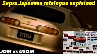 A definitive look at Mk. IV Supra JDM catalogue. The secrets of JZA80/USDM vs JDM models/JDM Masters