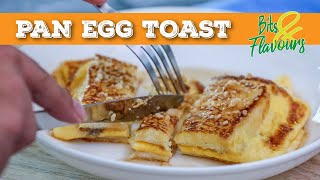 How To Make One Pan Egg Toast Sandwich | Bits & Flavours #18