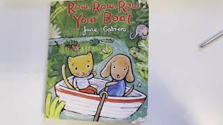 Kids Book Read Aloud | Row, Row, Row Your Boat