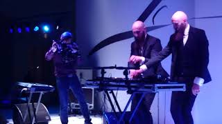 Dj Project S-Brother-S at the presentation of the new Porsche 911