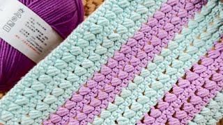 Unique😍💯 Very Easy Crochet sewing pattern baby blanket for beginners