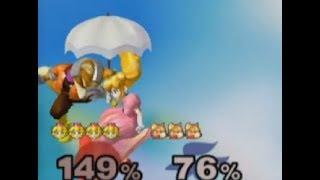 Top 10 Peach Parasol Combos - Super Smash Bros