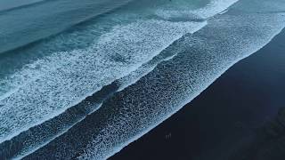 Drone edit of Ngarunui and Karioi at sunset - Raglan, New Zealand