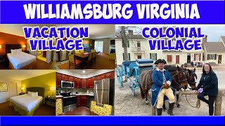 Williamsburg Virginia ~ 2 Bedroom @ Vacation Village + Colonial Village Walk Thru