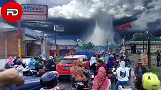 PENGGUNA JALAN GEMPAR!! Detik-detik Fenomena Alam Langka Mendadak Muncul, Air Terjun Dari Langit??