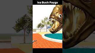 Franklin VS GIANT piranha 🔥 Indian bike driving 3d #shots #cheatcodes #indianbikedriving3d