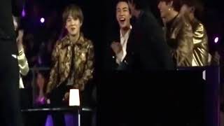 BTS reaction to Jackson reacting to JYP at mama 2019