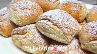 ПОДУШЕЧКИ С ТВОРОГОМ! Простая и вкусная выпечка к чаю/кофе. Творожное печенье.